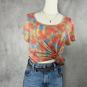 LuLaRoe Disney Mickey Mouse Print Top | Women’s Medium